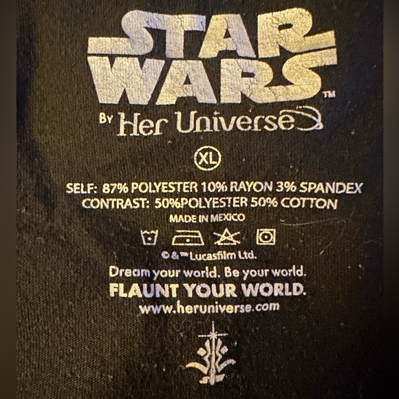 Star Wars by Her Universe ladies XL 3/4 length tshirt. Vintage. EUC. - Picture 3 of 3